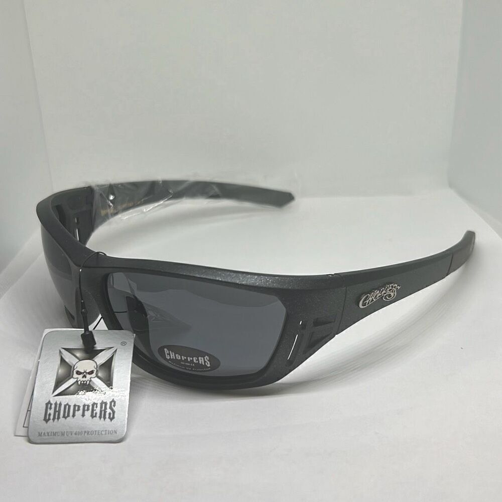 Choppers Biker Mens Mirrored Sunglasses